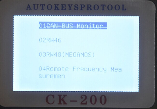 صفحه نمایش برنامهنویس کلیدی CK-200-3