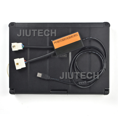 Ce Dr Zx Hitachi Excavator Diagnostic Tool Connection With Excavator + Cf19/53 Laptop