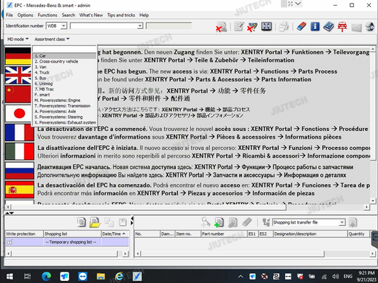 super mb pro m6+ doip vci wifi update of c4 c5 c6 professional for benz dealer diagnosis for mercedes car truck bus van