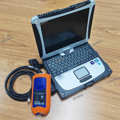 V5.3 Service EDL V2 Diagnostic kit Agriculture Construction Tractor Truck Diagnostic tool+CF19 Laptop Ready to Use