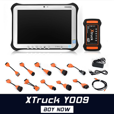 Multi-Brands Xtruck Y009 HDD Universal Diagnostic tool with FZ-G1 Tablet full set support UMMIS ISUZU HINO  ET Hitc
