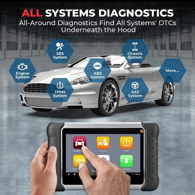 2025 Autel MaxiCOM MK808S-TS Bidirectional & TPMS Programming Relearn Tool with 28+ Special Functions AutoAuth for FCA SGW Upgrade of MK808TS/ MK808BT
