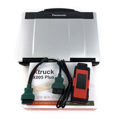 CF53 Laptap Xtruck X005 Bluetooth Truck Scanner Multi-System Diagnostics, ECU Flash  DPF Regeneration for Shacman/FAWDE/Sinotruk/Dongfeng