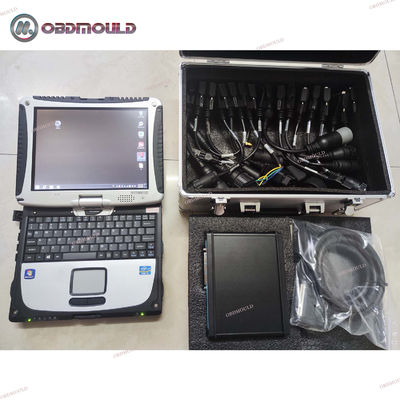 For Jaltest Link Heavy Duty Truck Diagnostic Tool Jatest Exzavator Universal Truck Excavator Diagnostic Kit with Toughbook CF19