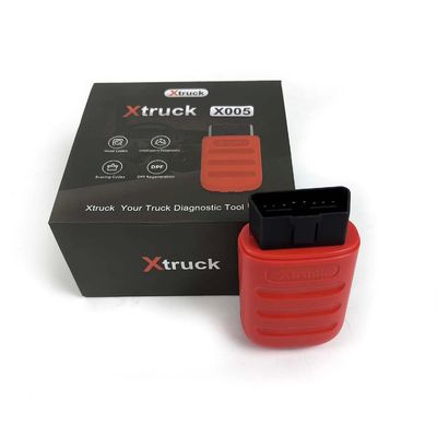 Xtruck X005 Truck OBD2 Diagnostic Scanner Engine Analyzer Fault Code Reader for  FAWDE, SHACMAN, SINOTRUK, DONGFENG with Mobile App