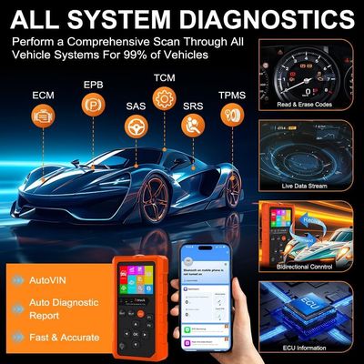 Xtruck 819 Car Diagnostic Tool All System Obd2 Scanner Freeupdate,Code Reader And Display Monitor