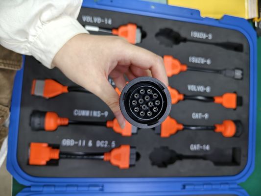 For ET 14Pin Truck Diagnostic Cable Support Xtruck Y009 HD Diagnostic Kit with High-Quality Connectors