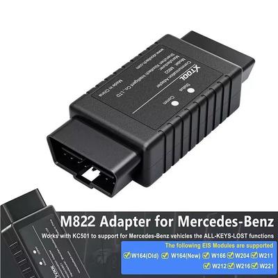 XTOOL M822 Key Programmer Adapter for Toyota 8A and Mercedes-Benz All Keys Lost Works With XTOOL X100 PAD3 X100 MAX and KC501 Programmer