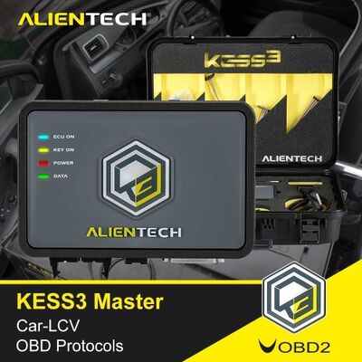 Alientech KESS V3 KESS3 Master Version ECU and TCU Programming Tool with Truck Tractor OBD + Truck Tractor Bench Boot Get Free GODIAG GT100 Pro