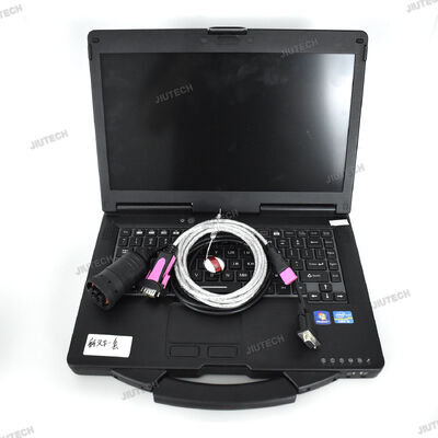 For LIEBHERR DIAGNOSTIC kit for Liebherr software SCULI with key dongle excavator Crane diagnostic tool+Thoughbook CF53 laptop