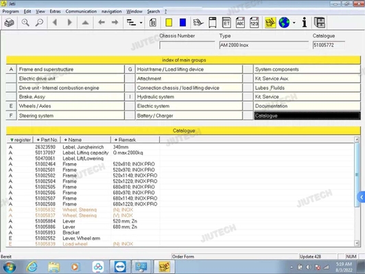 2024 Auto Forklift Scanner Tool Linde Canbox Doctor Judit-4 Jeti Sh Jeti Et With Touch Cf 53 Laptop Linde Pathfinder