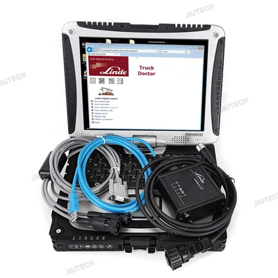 ابزار تشخیصی لینده Canbox BT با لپ تاپ CF19 برای فورتکلفت