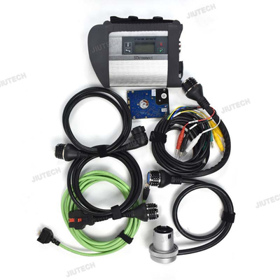 MB STAR C4 تابع SD Connect C4 OBD2 اسکنر Multiplexer Star C4 برای benz ابزار تشخیص اتوماتیک ماشین / کامیون با SSD
