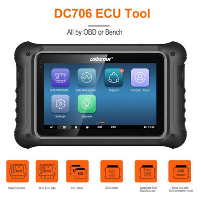 OBDSTAR DC706 ECU Tool Full Version Plus P003+ Adapter and ECU Bench Cables for Reading  ECU Data All by OBD or Bench Cars and Motocycles TCM clone