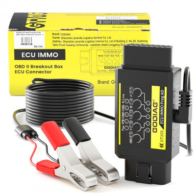GODIAG GT105 ECU IMMO Kit Plus GT107 DSG Gearbox Data Read/Write Adapter for DQ250, DQ200, VL381, VL300, DQ500, DL501 Compatible with PCMTuner, Kess V2, PCMFlash, KTMBench etc