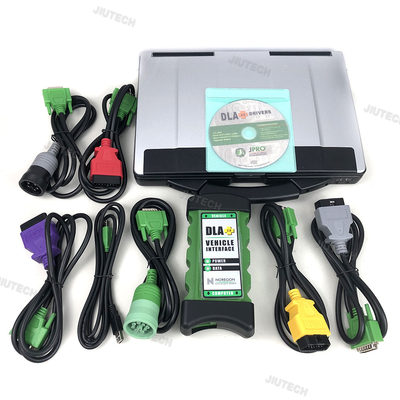 for jpro dla diagnostic 2024 DLA+2.0 Vehicle Interface Newest Heavy Duty Truck Scanner Diagnostic Tool with CF53 laptop