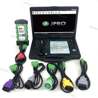 لپ تاپ CF53 با DLA 2024 برای ابزار تشخیصی jpro dla + رابط خودرو 2.0 نرم افزار جدیدترین دیزل اسکنر کامیون سنگین ابزار تشخیصی