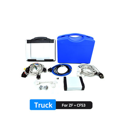 کیت تشخیصی گیربکس ZF با لپ‌تاپ CF53 و DPA06 به همراه آخرین نسخه توسعه یافته ZF-TESTMAN PRO 10.5 (مجموعه کامل)
