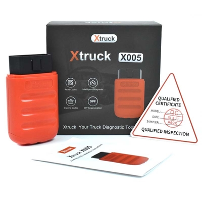 Xtruck X005 هوشمندی تشخیص ECU خواندن و فلش پشتیبانی برای SHAC-MAN SINOTRUK Dong-Feng FAW WEICHAI