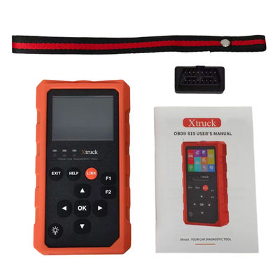 اسکنر تشخیصی خودرو Xtruck 819 OBD2 با پشتیبانی از 9 پروتکل اصلی و حالت پیشرفته OBDII 6 و صفحه نمایش 2.8 اینچی IPS
