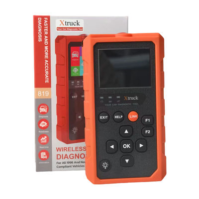 ابزار تشخیصی Xtruck 819 OBD2 با 9 پروتکل اصلی پشتیبانی از صفحه نمایش IPS 2.8 اینچی و کانکتور 16 پین OBDII