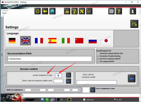 CFC2 Laptop for DEUTZ Key Dongle Diagnostic Kit EMR Communicator Deutz Decom SerDia 4.0 level6 Deutz Diesel diagnostic tool
