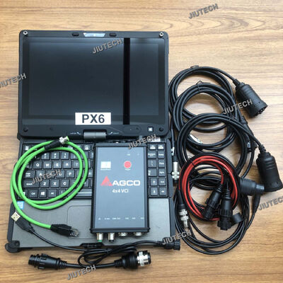 لپ تاپ V110 برای Agco FENDT 4x4 VCI Valtra Massey Ferguson Tractors Truck Agco Dst Canusb Electronic Kit AGCO EDT Diagnostic Tool