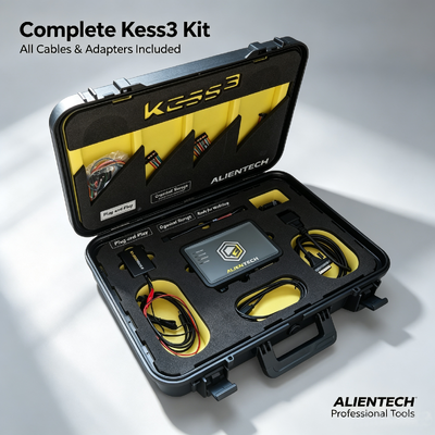 برنامه نویس اصلی Alientech KESS V3 ECU با تنظیم بوت بنچ OBD و پشتیبانی از چند پروتکل