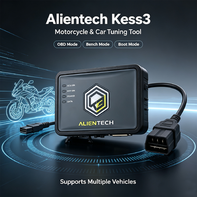 Alientech KESS3 Master ECU Programmer با پردازش 10 برابر سریعتر پشتیبانی از چند زبان و عملیات سه حالت