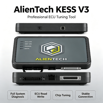 Alientech KESS3 Master Version ECU TCU Chip Tuning Programmer با برنامه ریزی بوت بنچ OBD و سرعت پردازش 10 برابر سریعتر